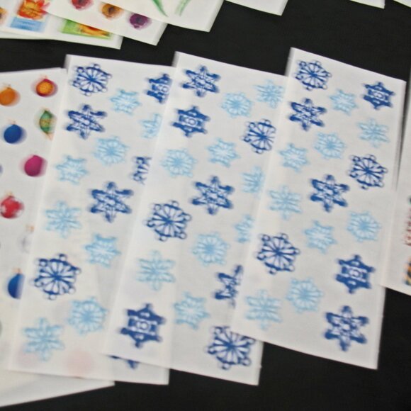 Sticker Lot  pieces, Bits and Large Lot Christmas, Floral, Snow Studio Stickers - Picture 10 of 11